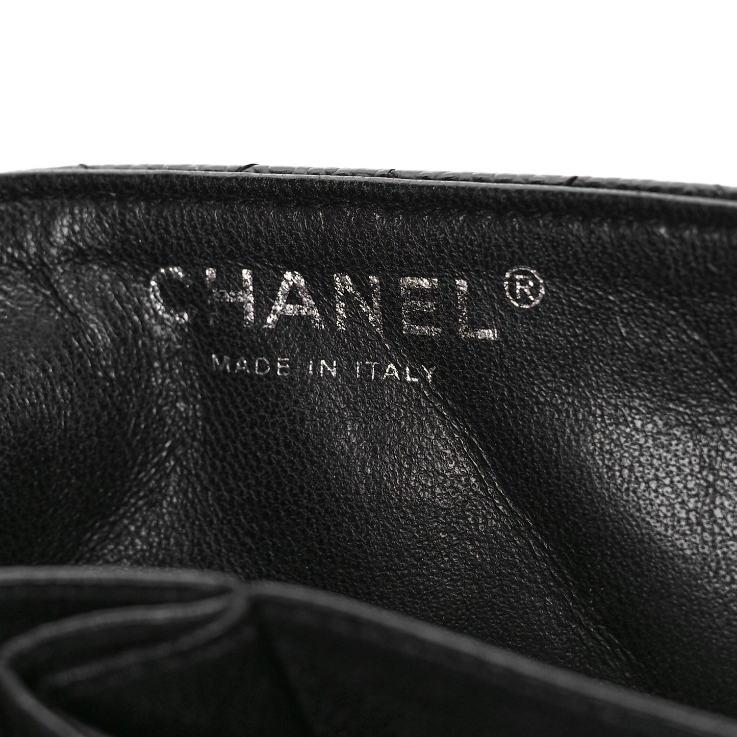 Caviar Quilted East West Flap Black