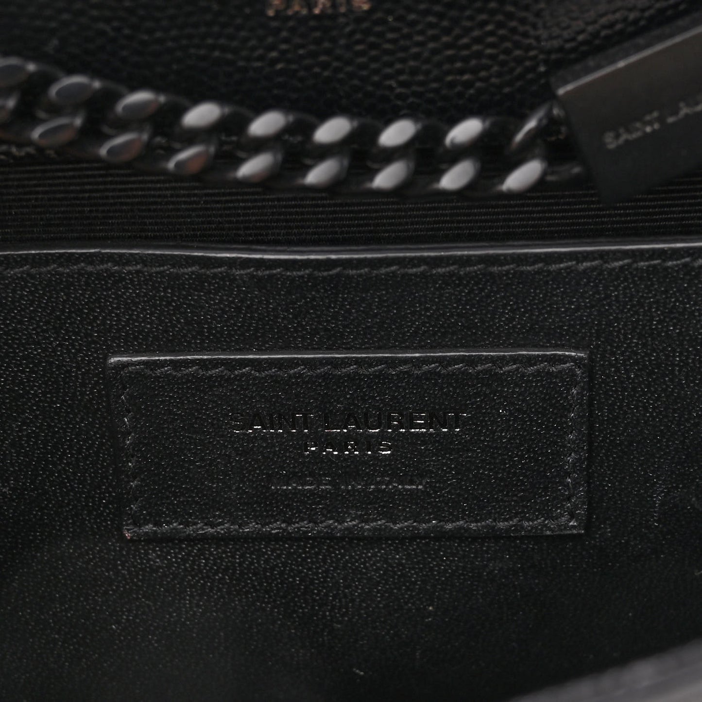 Grain De Poudre Small Monogram Kate Satchel Black
