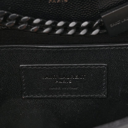 Saint Laurent Grain De Poudre Small Monogram Kate Satchel Black 5 of 8