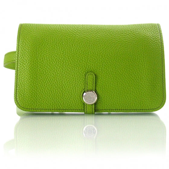 Chevre Mysore Wallet Belt Vert Anis