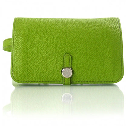 Hermes Chevre Mysore Wallet Belt Vert Anis 1 of 9