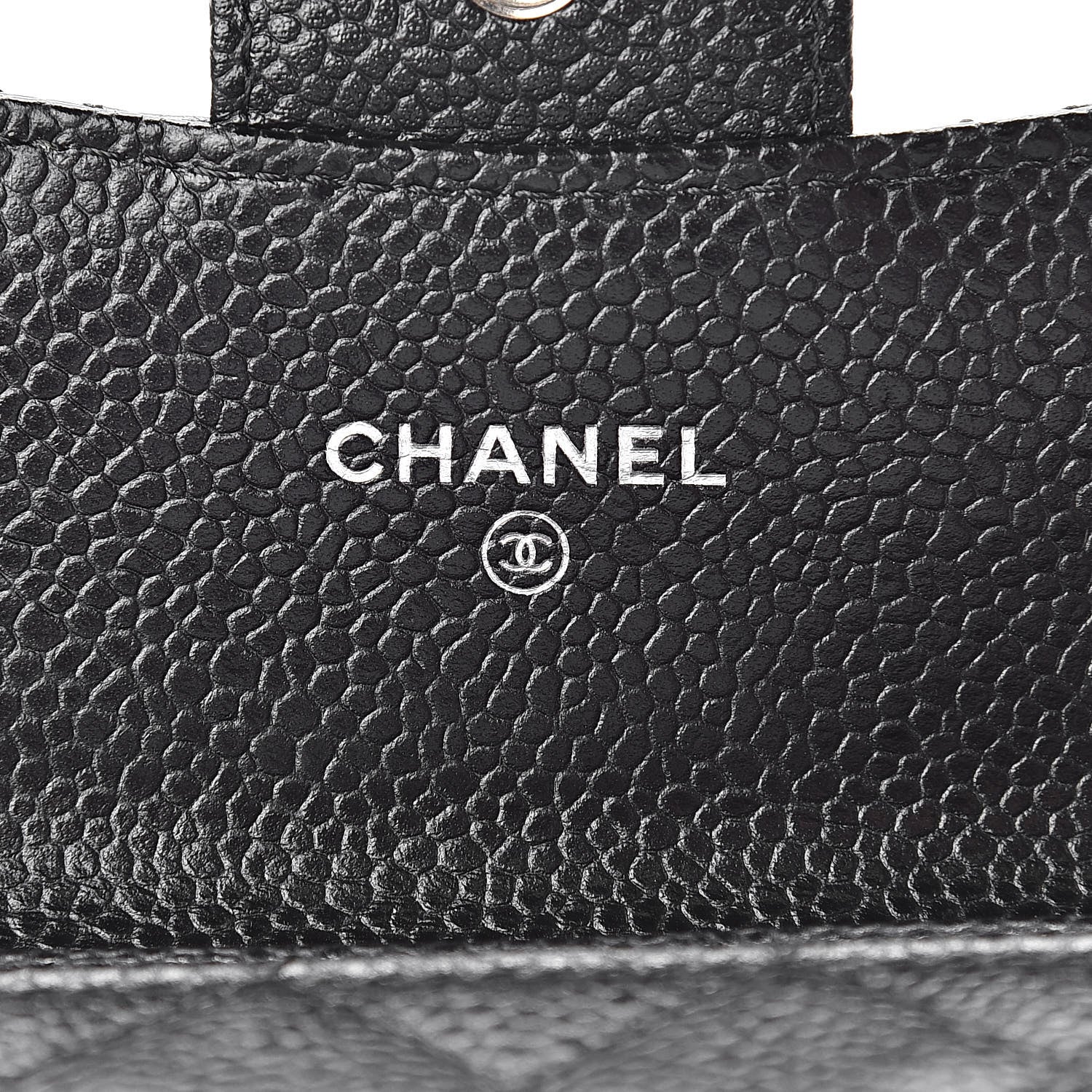 Chanel Caviar Quilted Flap Card Holder Black 6 of 10