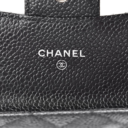 Chanel Caviar Quilted Flap Card Holder Black 6 of 10