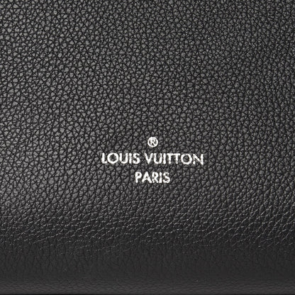 Louis Vuitton Calfskin Lockme Cabas Bois de Rose Black 15 of 15