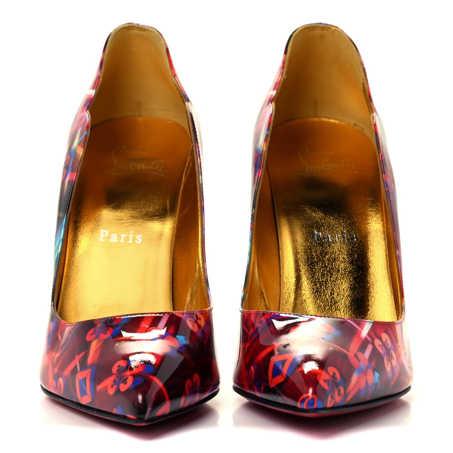Patent Discolaser Hot Chick 100 Pumps 38.5 Multicolor