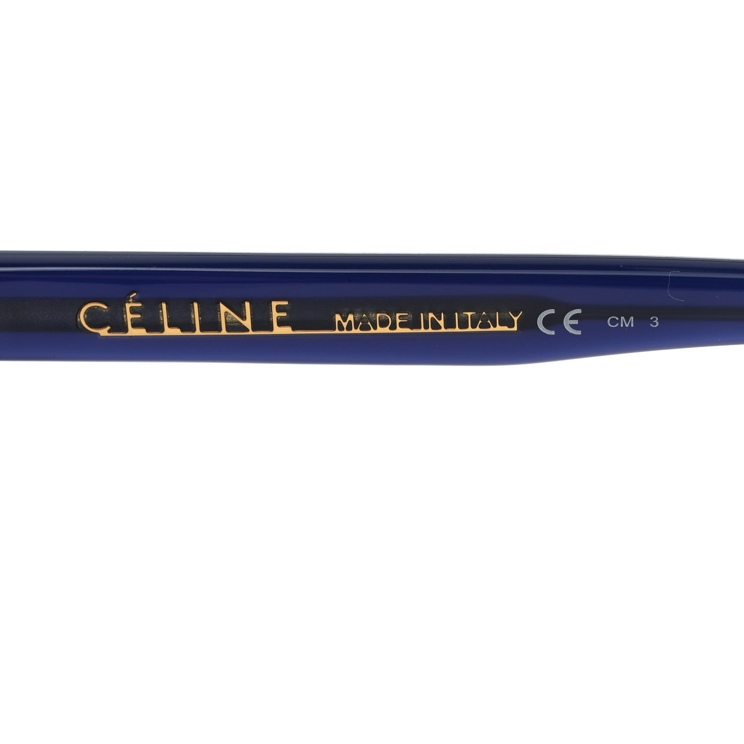 Celine Acetate Polarized Pretty Sunglasses CL 41801/S Blue 6 of 7