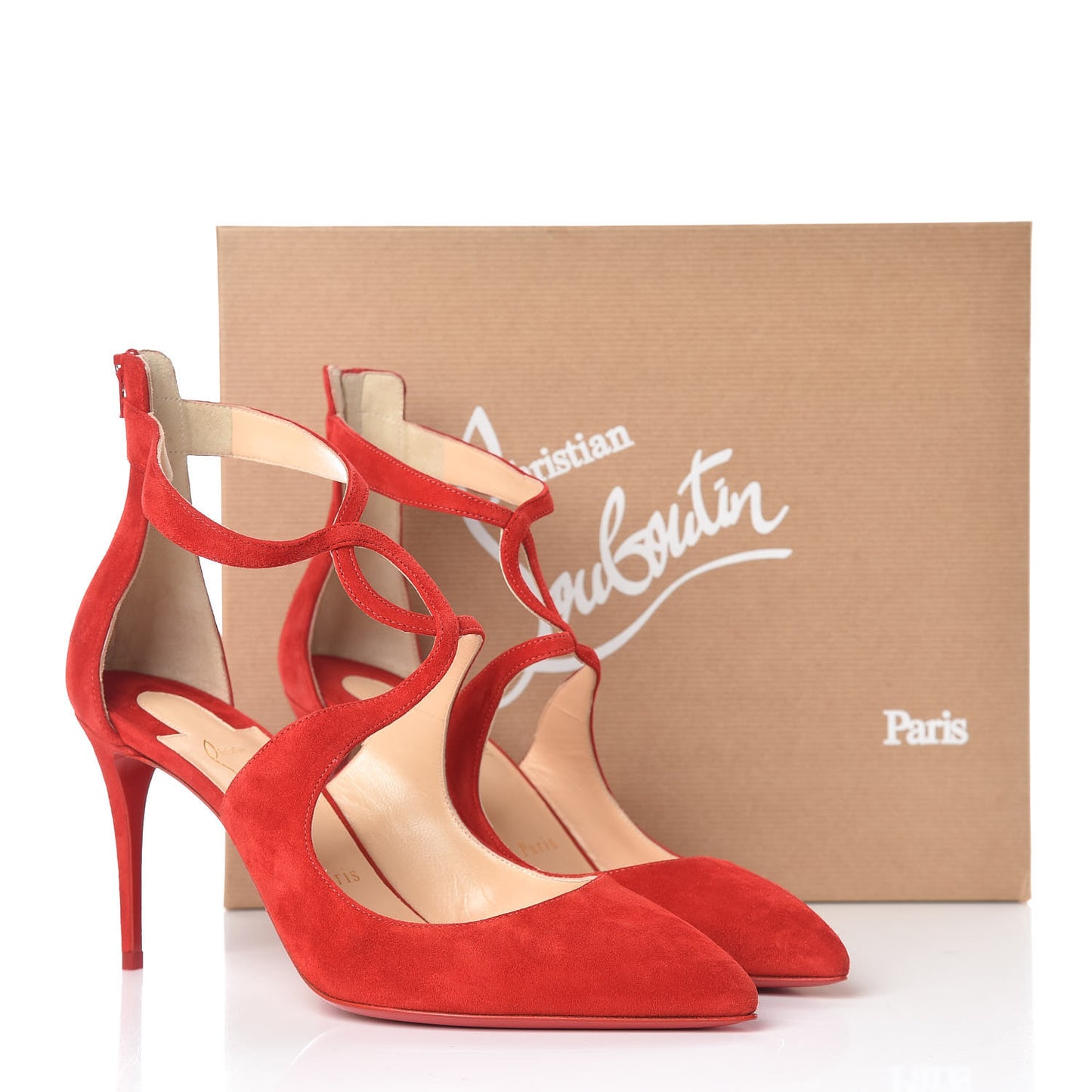 Veau Velours Rosas 85 Pumps 39 Loubi