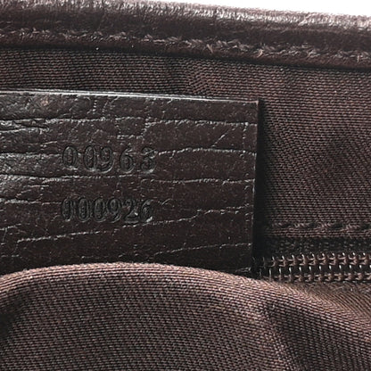 Gucci Monogram Web Jackie O Hobo Dark Brown 7 of 10
