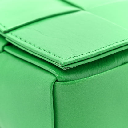 Bottega Veneta Paper Calfskin Maxi Intreccio Extra Mini Cassette Crossbody Bag Parakeet 11 of 11