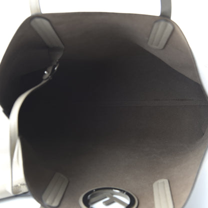 Fendi Vitello Vienna Enamel F is Fendi Shopping Tote Tortora Taupe 5 of 9