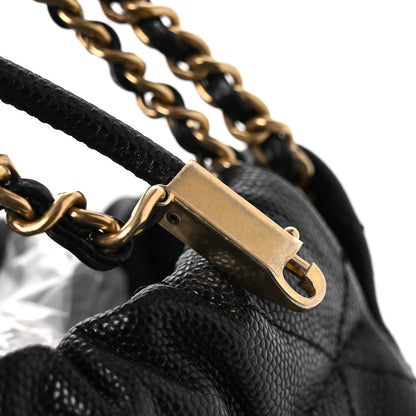 Chanel Shiny Caviar Quilted Mini Chanel 22 Black 11 of 12