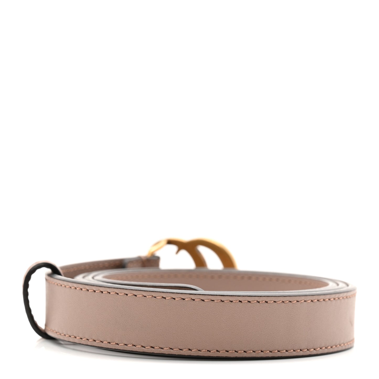 Calfskin Double G 20mm Belt 85 34 Porcelain Rose