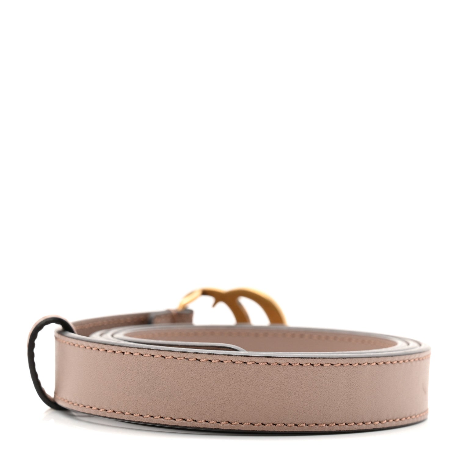 Gucci Calfskin Double G 20mm Belt 85 34 Porcelain Rose 2 of 4