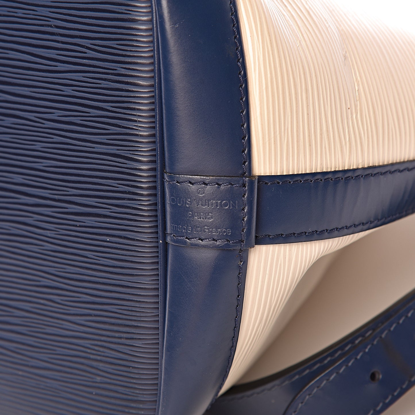 Epi Petit Bi-Color Noe Ivory Indigo