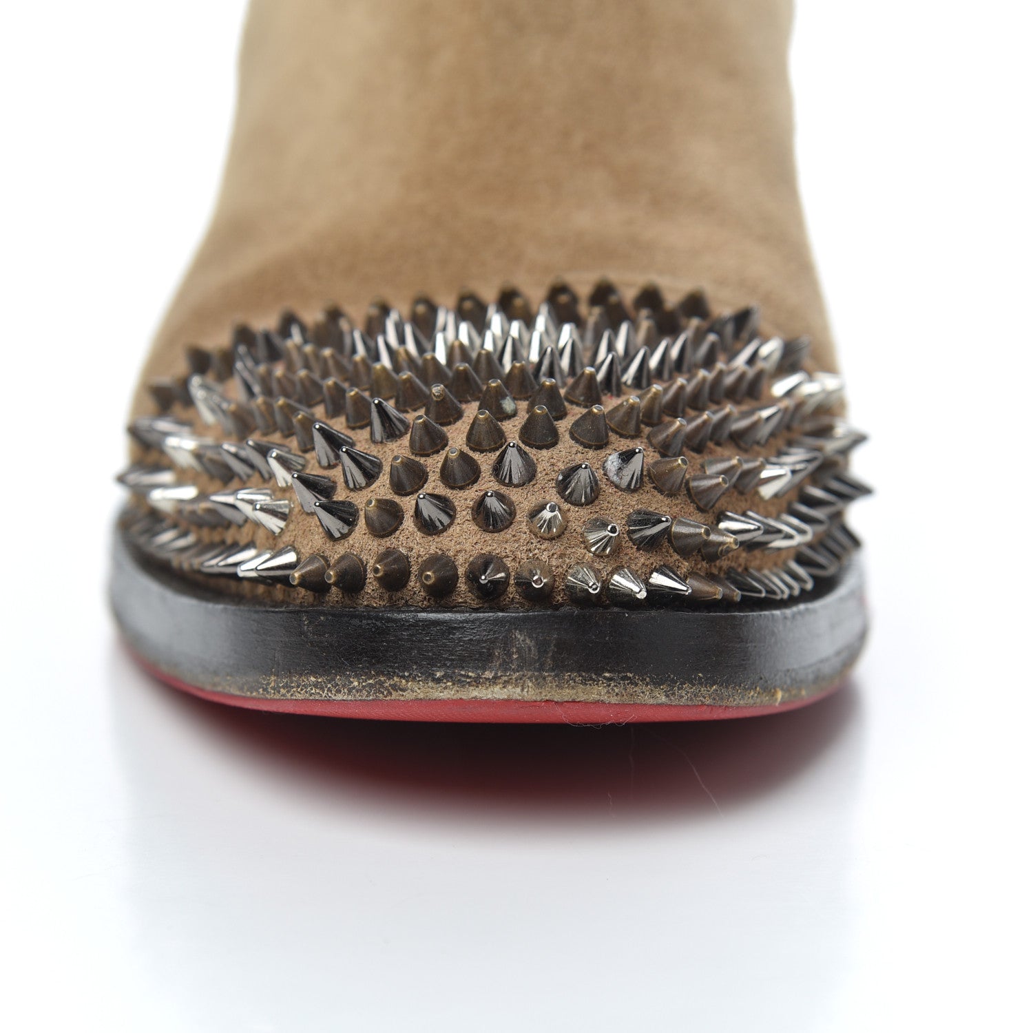Christian Louboutin Veau Velours Otaboo 70 Chelsea Boots 39 Camel 19 of 25