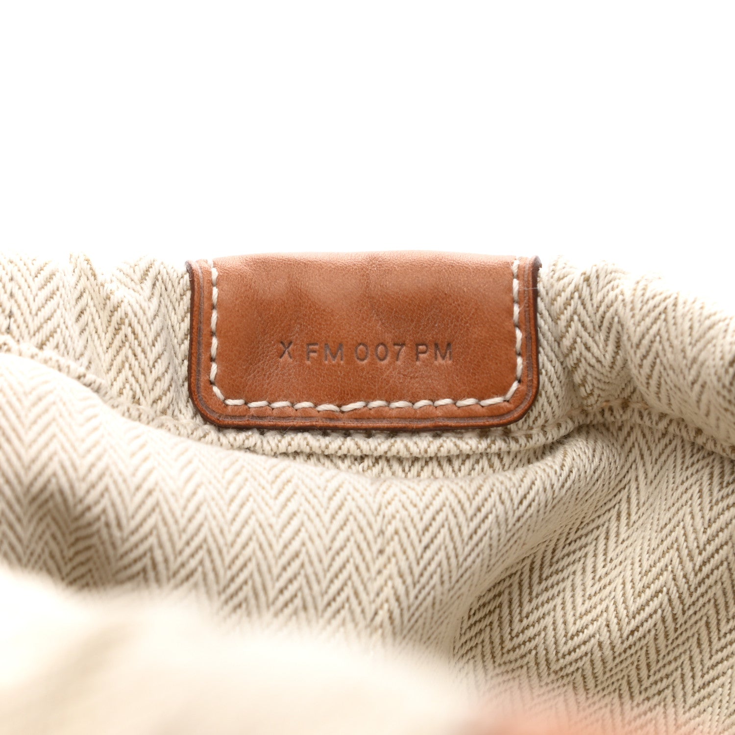 Hermes Canvas Barenia Fourbi 25 MM Pouch Naturel Fauve 8 of 9