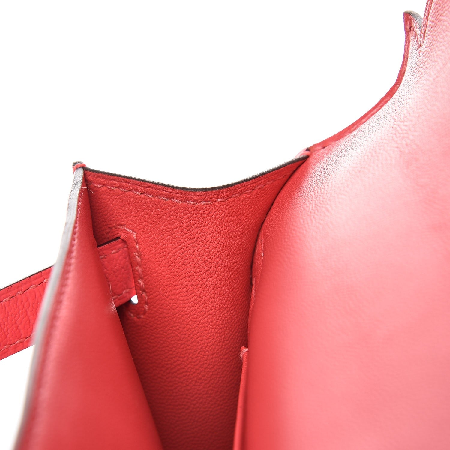 Hermes Chevre Mysore Mini Kelly Sellier 20 Rose Lipstick 19 of 29