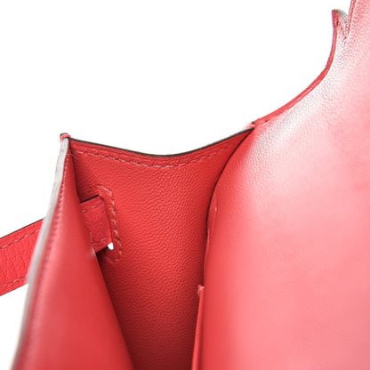 Hermes Chevre Mysore Mini Kelly Sellier 20 Rose Lipstick 19 of 29