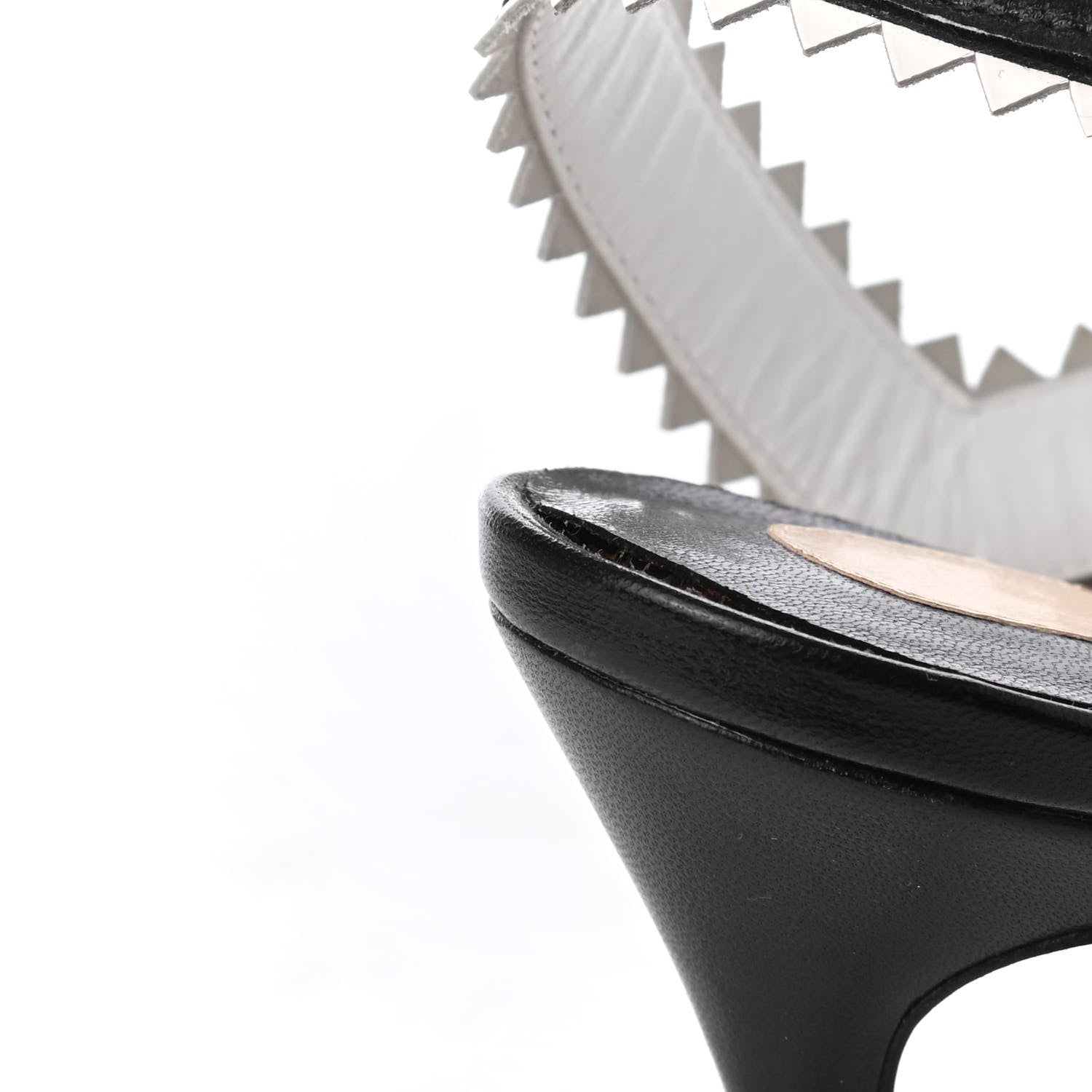 Christian Louboutin Patent Kid PVC Chouette 100 Pumps 37.5 Black 19 of 24