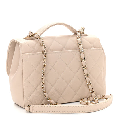 Chanel Caviar Quilted Medium Business Affinity Flap Beige 3 of 10