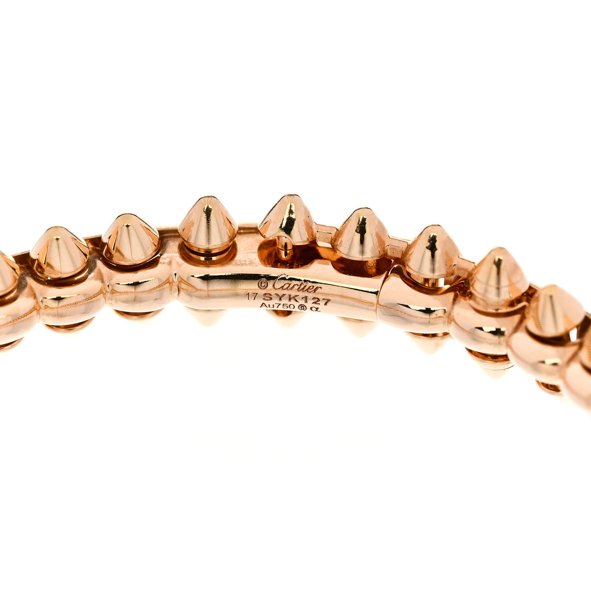 Cartier 18K Pink Gold Medium Clash De Cartier Bracelet 17 3 of 3
