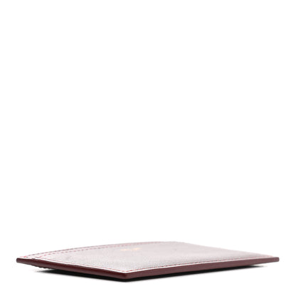 Celine Smooth Lambskin Solo Card Holder Rust 4 of 7