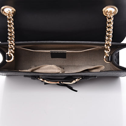 Gucci Microguccissima Medium Emily Chain Shoulder Bag Black 5 of 10