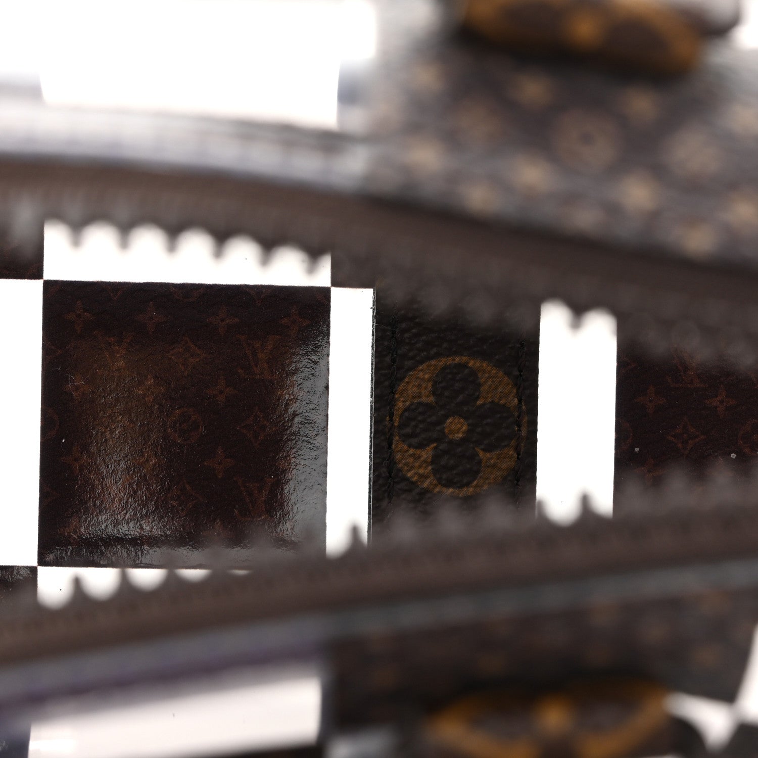 Louis Vuitton PVC Monogram Chess Keepall Bandouliere 25 5 of 13