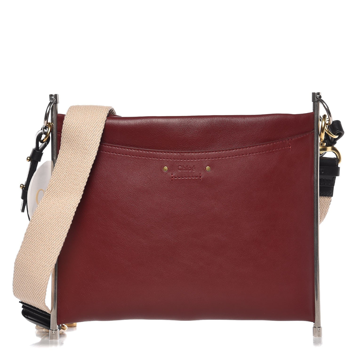 Chloe Smooth Calfskin Medium Roy Clutch Plum Purple 1 of 10