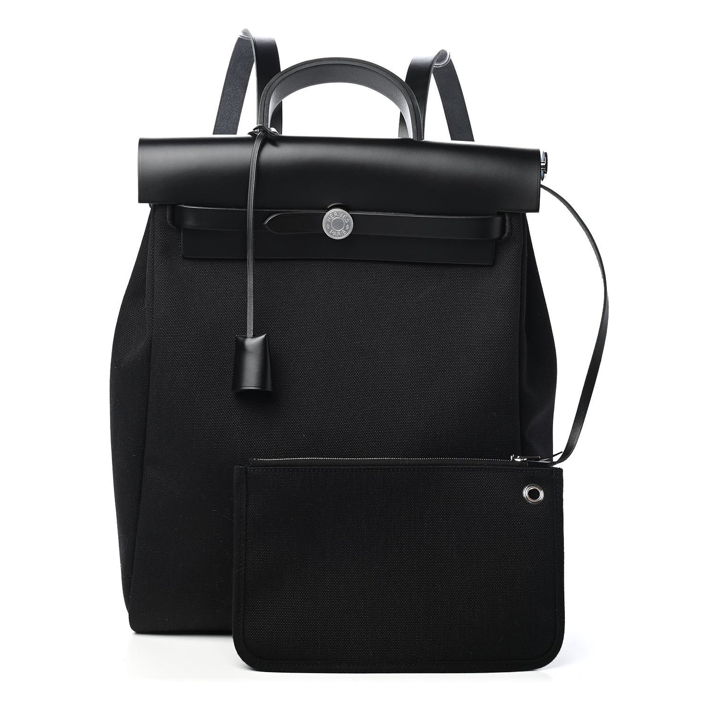 Military Toile Vache Hunter Herbag a Dos Zip Retourne Backpack Black