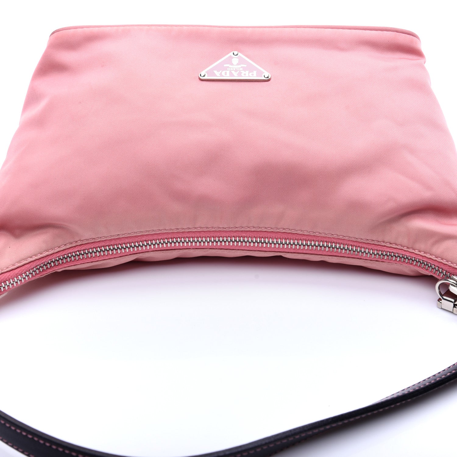 Prada Tessuto Sirio Pochette Rosa Black 10 of 14
