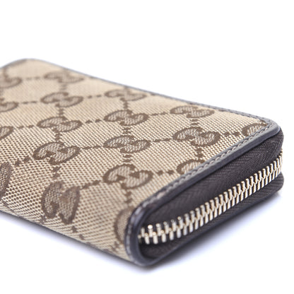 Gucci Monogram Zip Around Card Case Brown 7 of 10