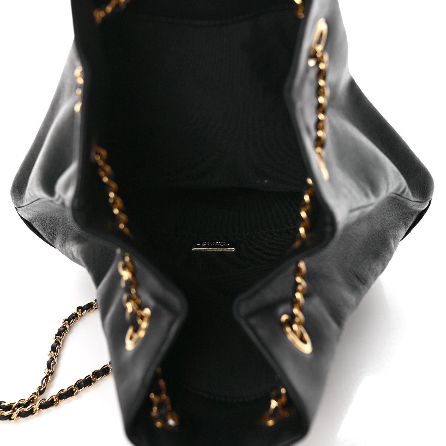 Chanel Lambskin Quilted Large In Seoul Backpack Black 5 of 10