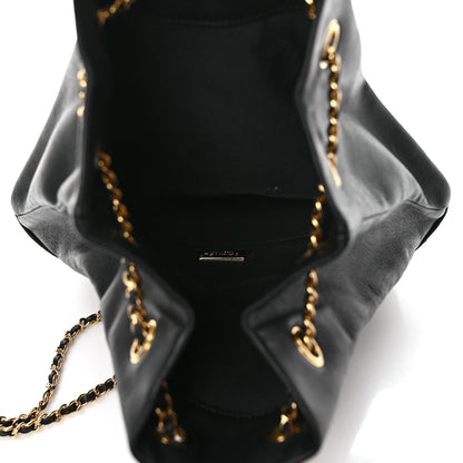 Chanel Lambskin Quilted Large In Seoul Backpack Black 5 of 10