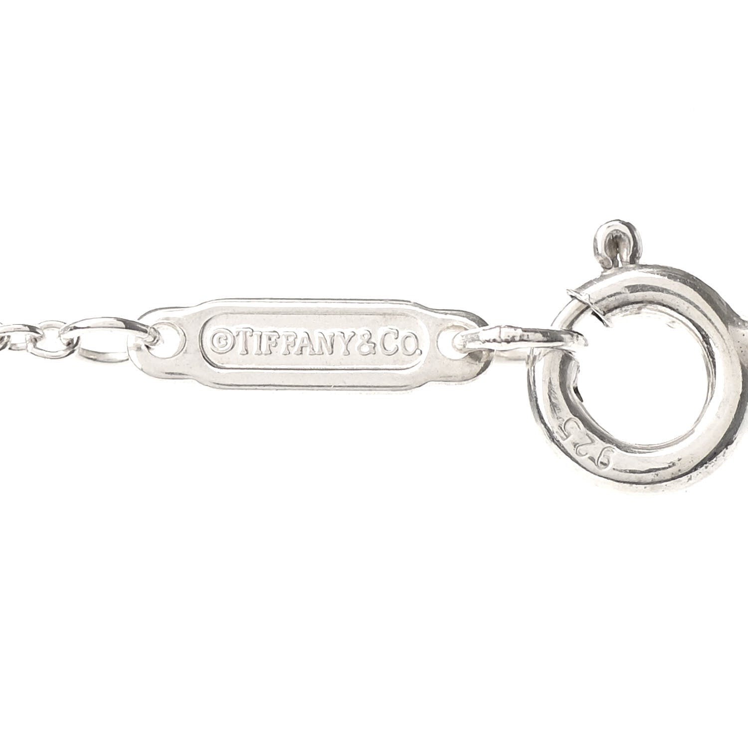 Tiffany Sterling Silver Rubedo 1837 Horseshoe Pendant Necklace 5 of 7