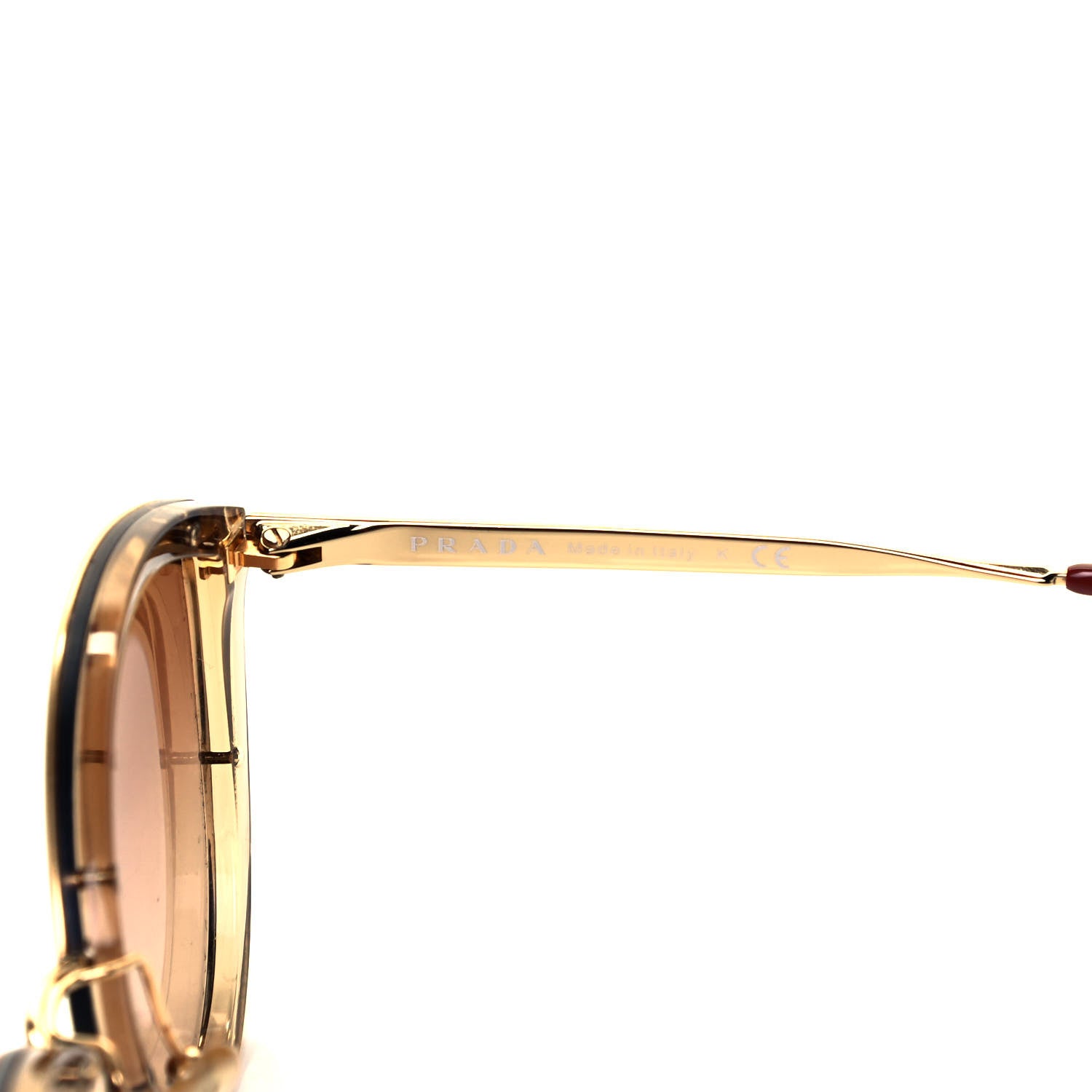 Prada Cinema Sunglasses SPR07U Gold 6 of 6