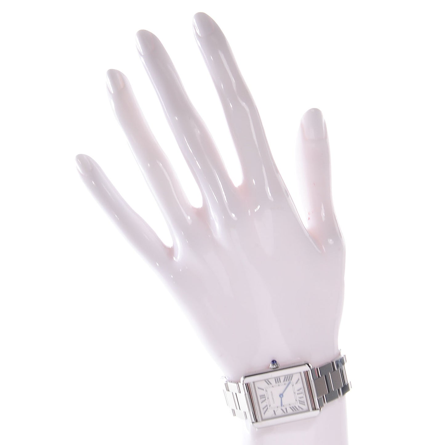 Stainless Steel Tank Solo Quartz Watch Small