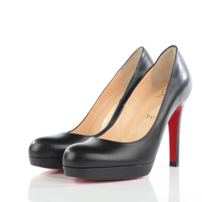 Christian Louboutin Calfskin Bruges 120 Pumps 37.5 Black 4 of 7