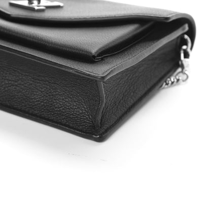 Louis Vuitton Soft Calfskin My Lockme Chain Pochette Black 8 of 8