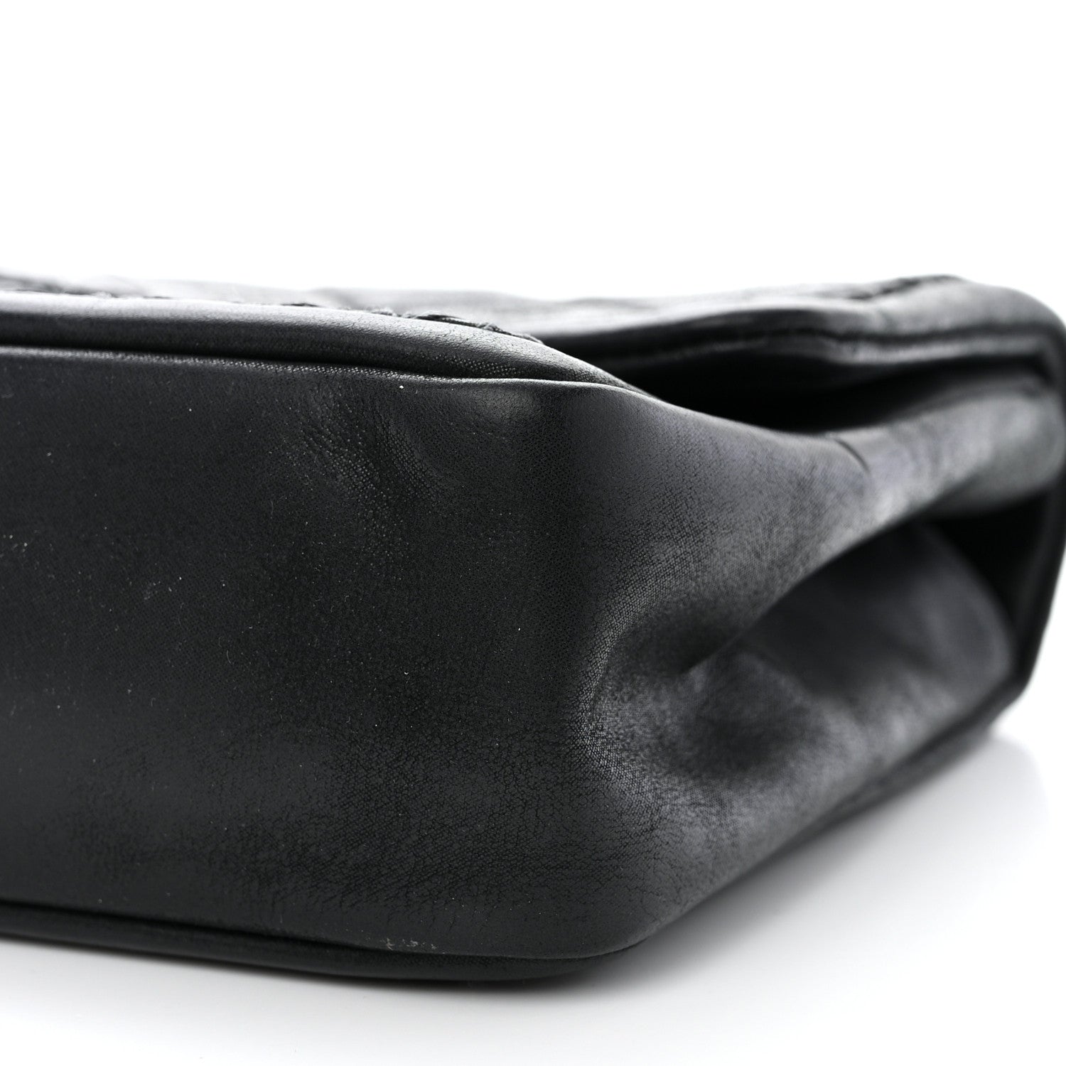 Chanel Lambskin Stitched Quilted Flap Black 10 of 10