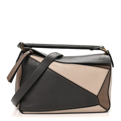 Loewe Calfskin Small Puzzle Bag Brown Dark Taupe 1 of 9