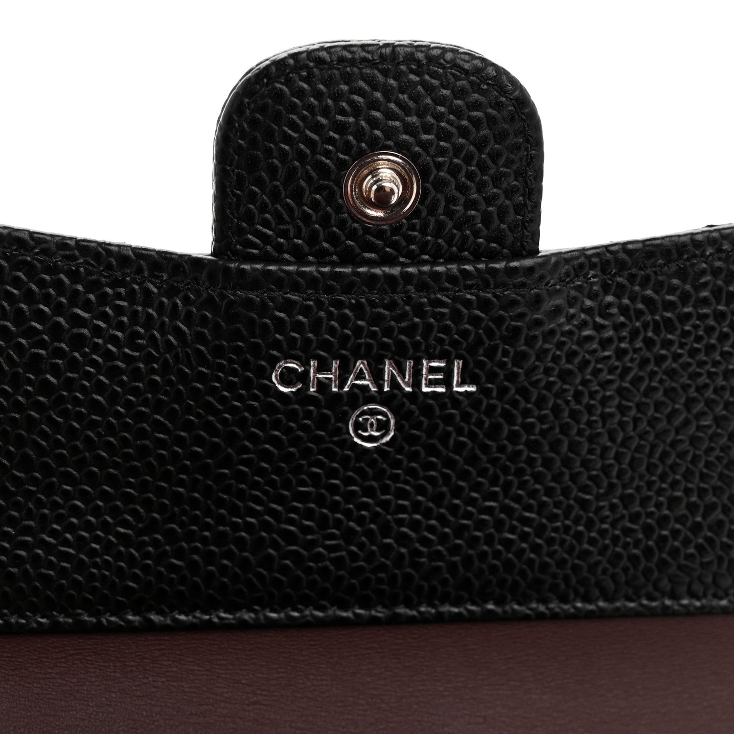 Chanel Caviar Quilted Compact Flap Wallet Black 6 of 9