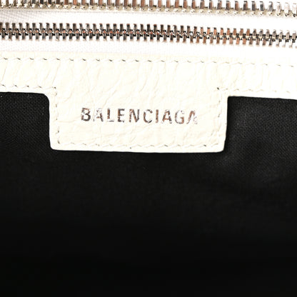 Balenciaga Agneau Arena Neo Cagole City Handbag Optic White 7 of 11