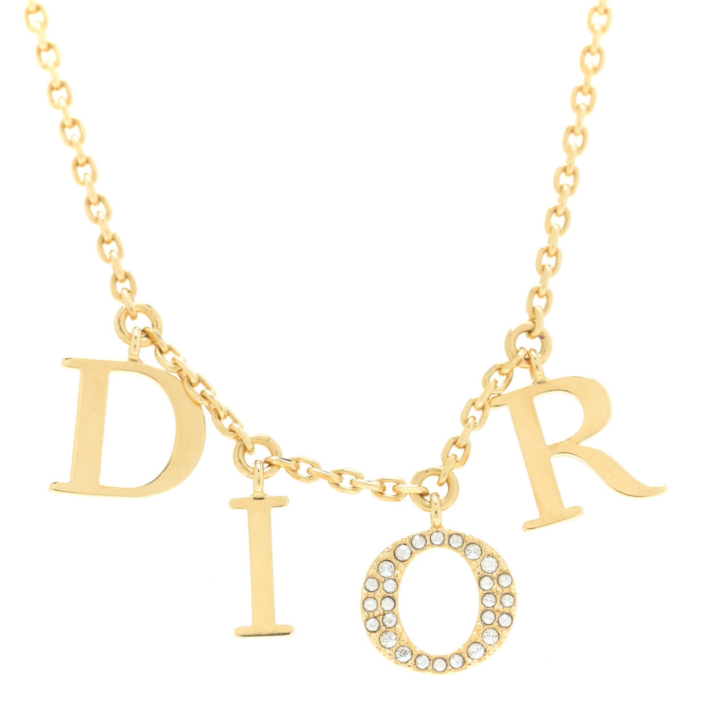 Crystal Dio(r)evolution Necklace Gold