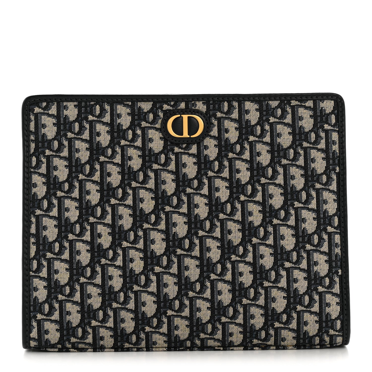Christian Dior Oblique 30 Montaigne Pouch Blue 1 of 9