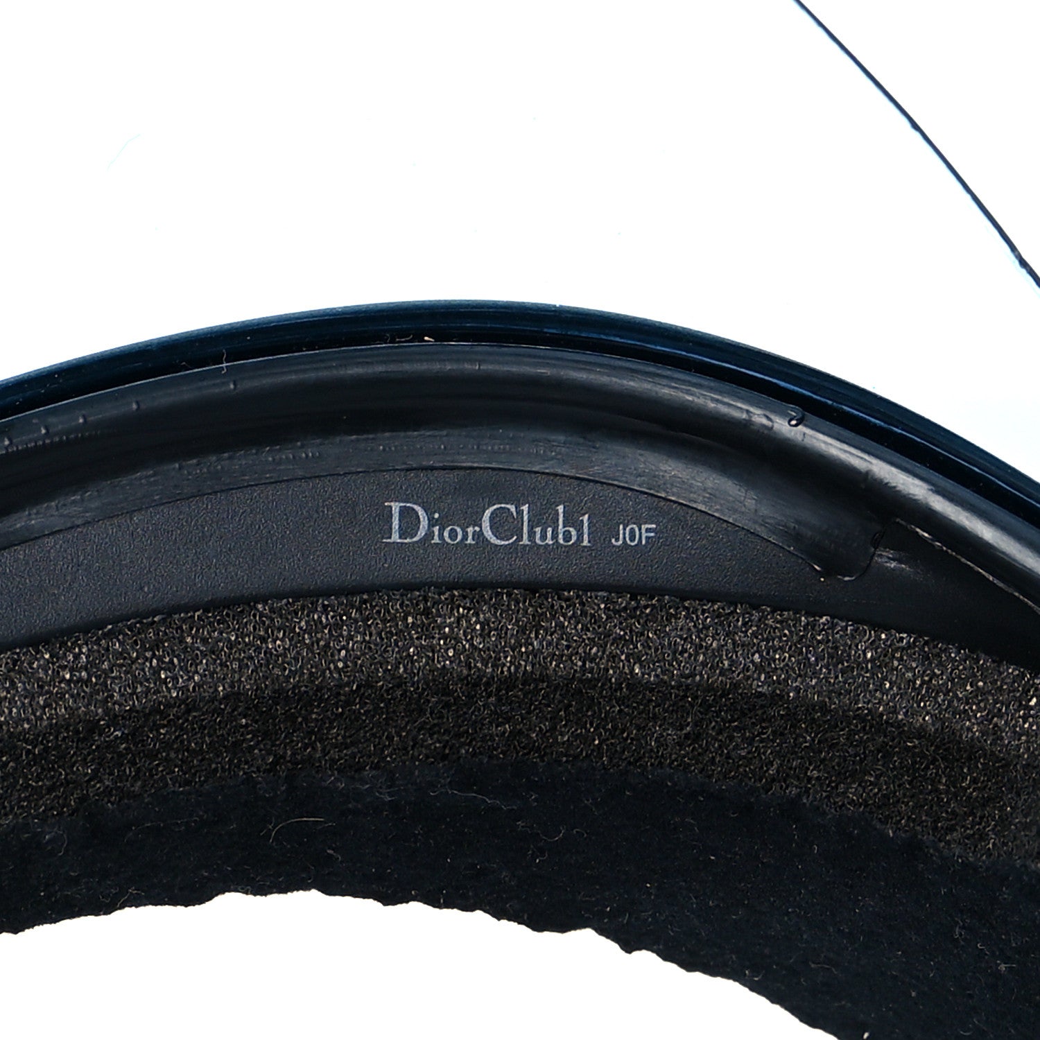 Christian Dior Mirrored DiorClub1 Sun Visor Blue 7 of 10