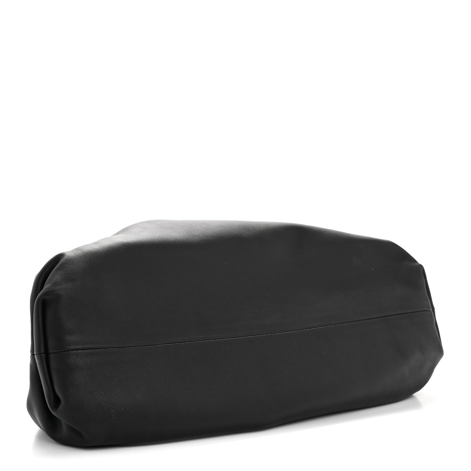 Bottega Veneta Smooth Butter Calf The Pouch Oversized Clutch Black 4 of 12
