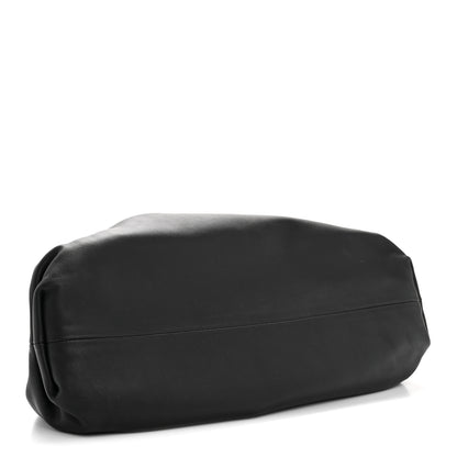 Bottega Veneta Smooth Butter Calf The Pouch Oversized Clutch Black 4 of 12