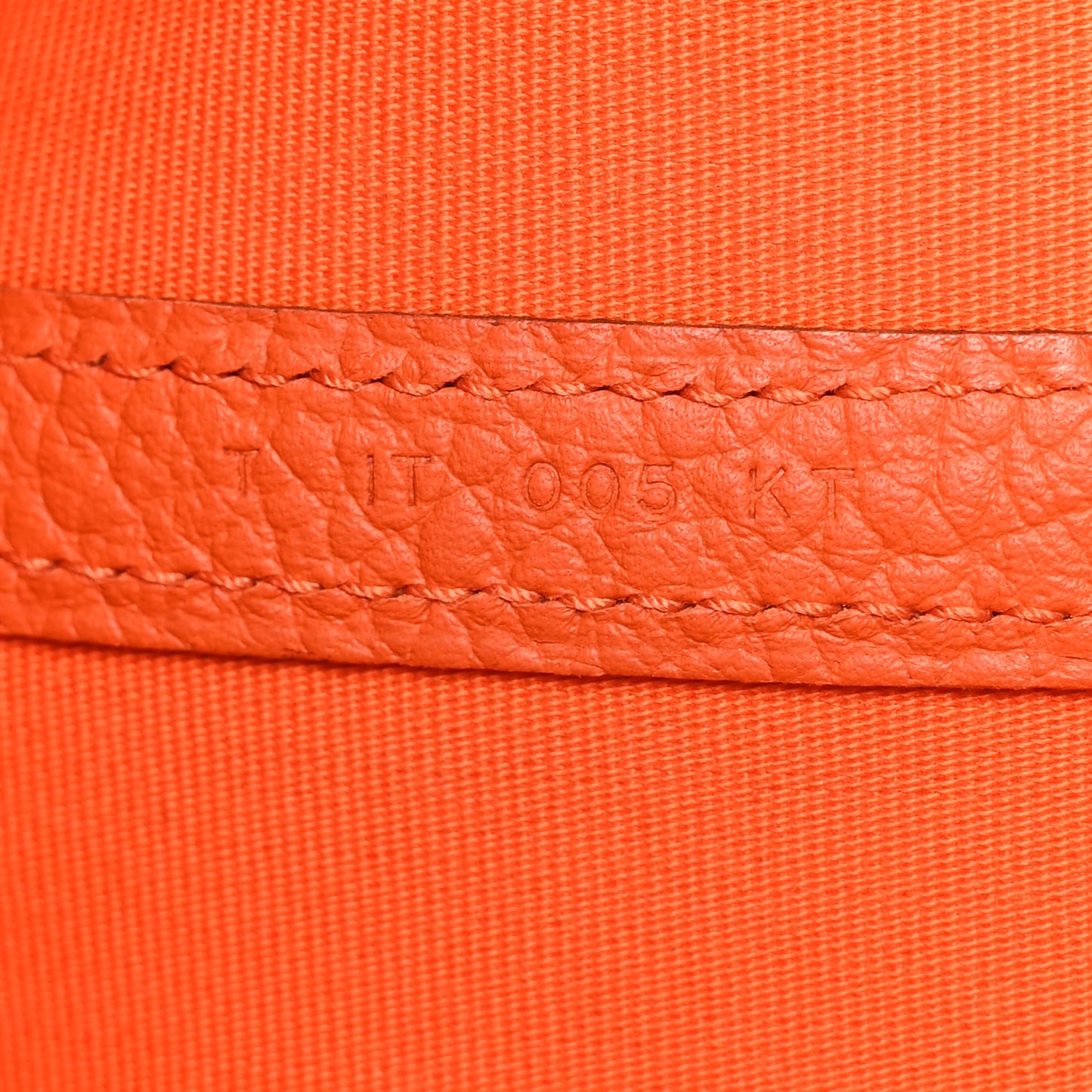 Toile Negonda Garden Party Tote 36 MM Orange