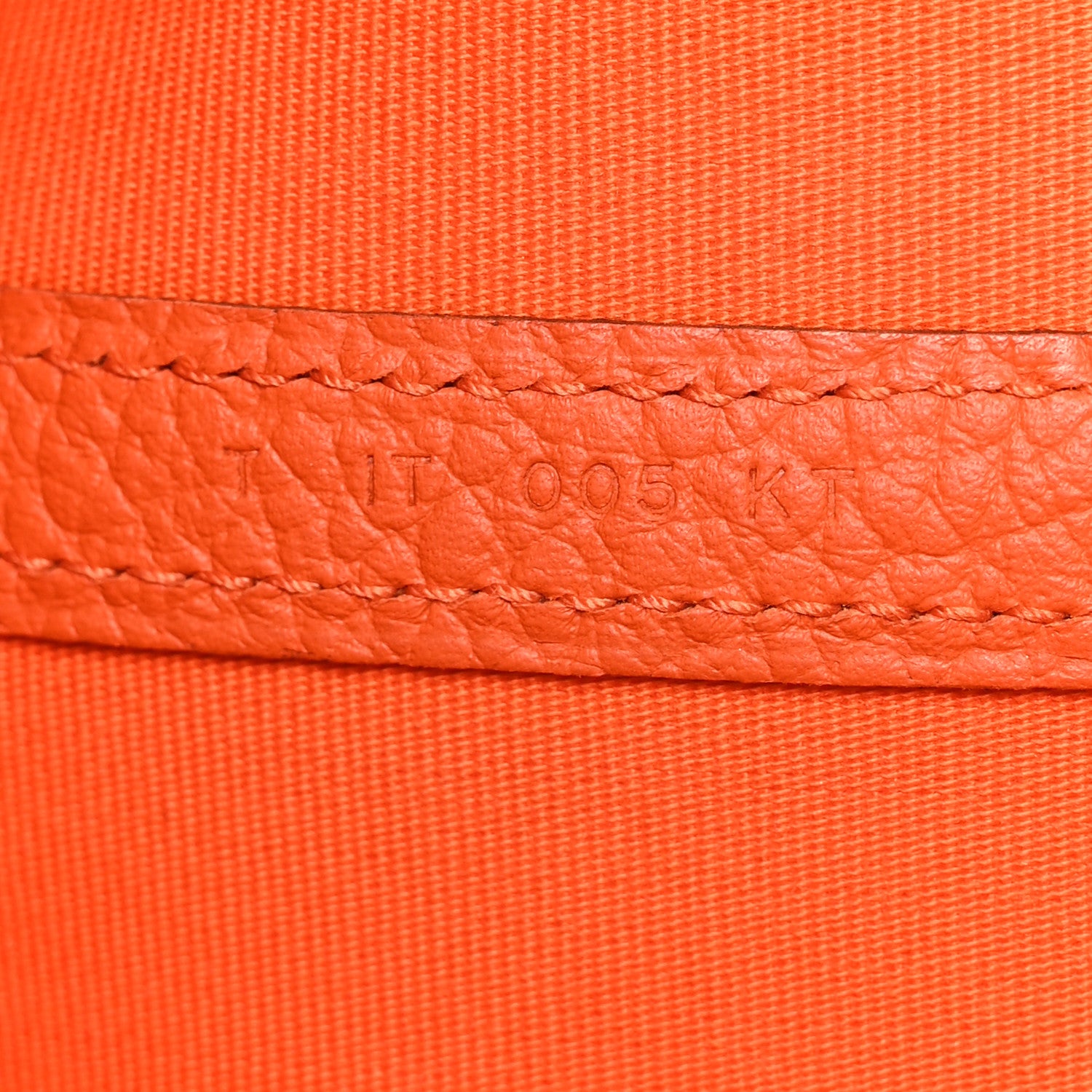 Hermes Toile Negonda Garden Party Tote 36 MM Orange 7 of 10